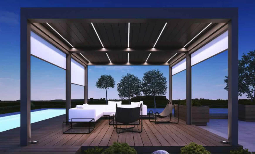 MB-OPENSKY 140 - innowacyjna pergola w formie systemu od Aluprof